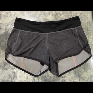 Lululemon Gray Speed Up Shorts